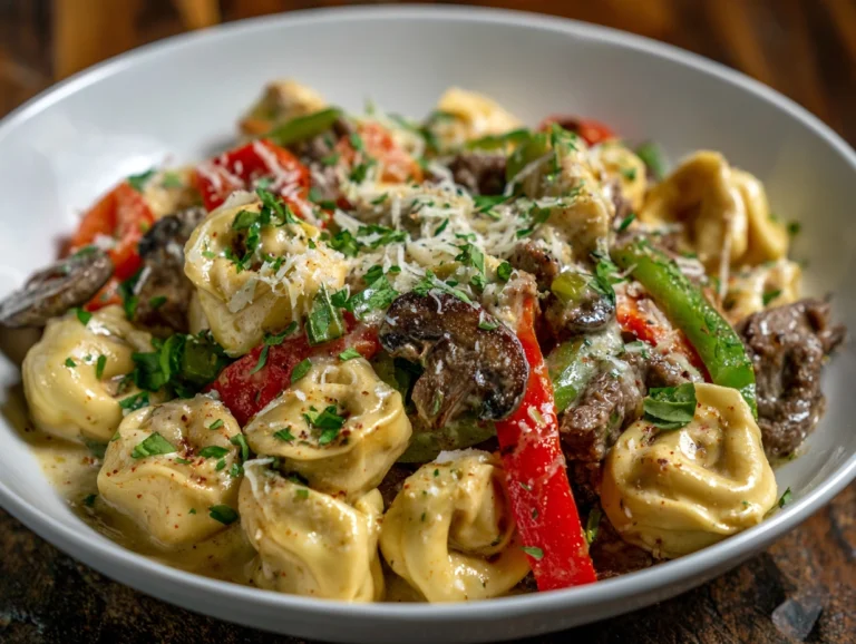 philly cheesesteak tortellini
