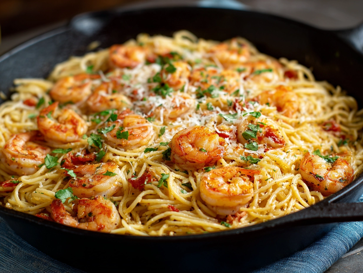 spicy chipotle shrimp pasta Recipe
