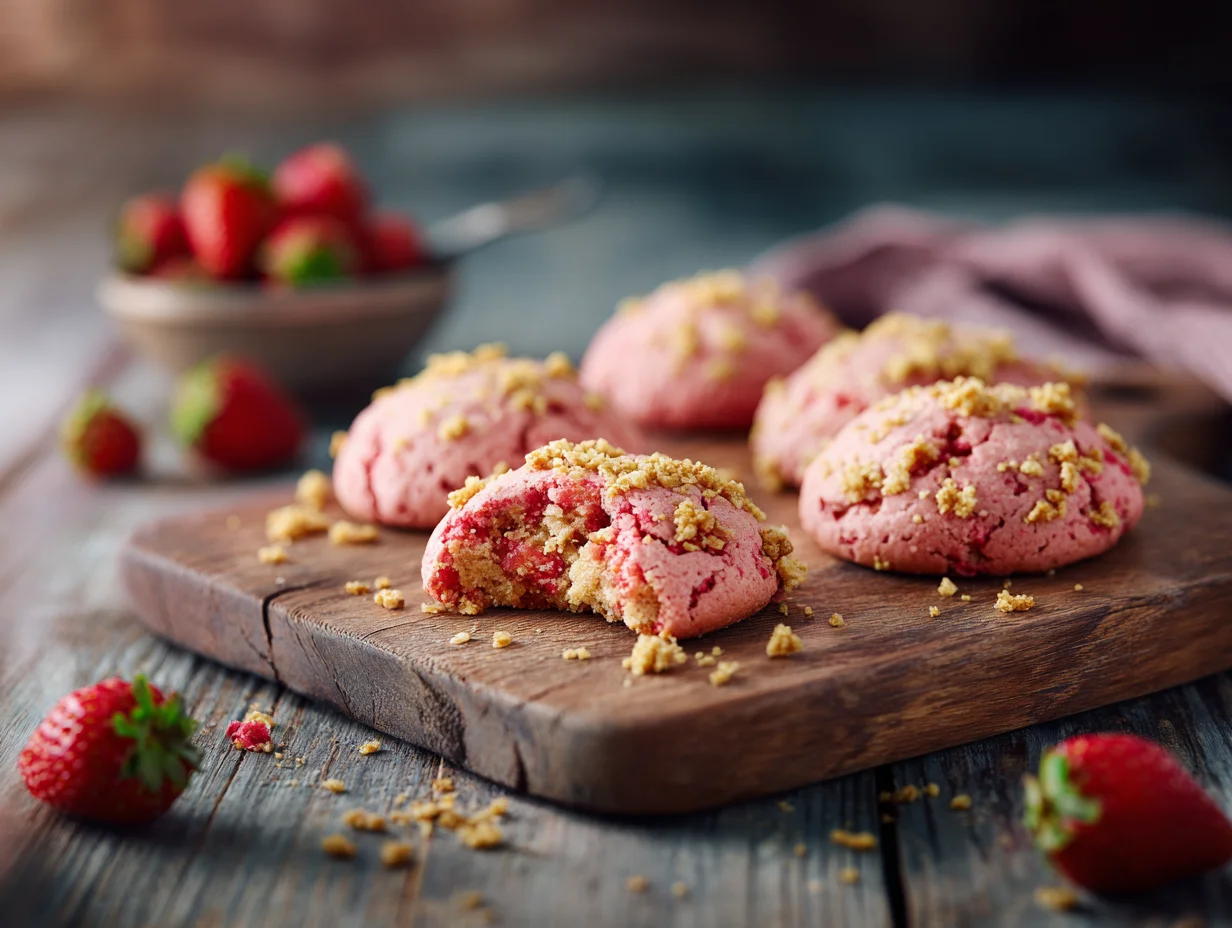 strawberry crunch cookies Recipe