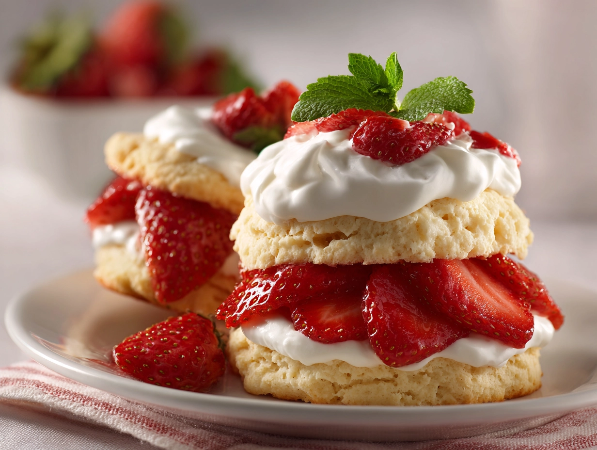 Bisquick Strawberry Shortcake.