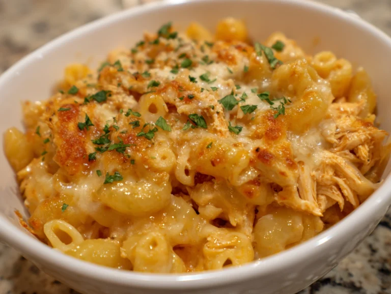 Delicious Buffalo Chicken Mac and Cheese Recipe.