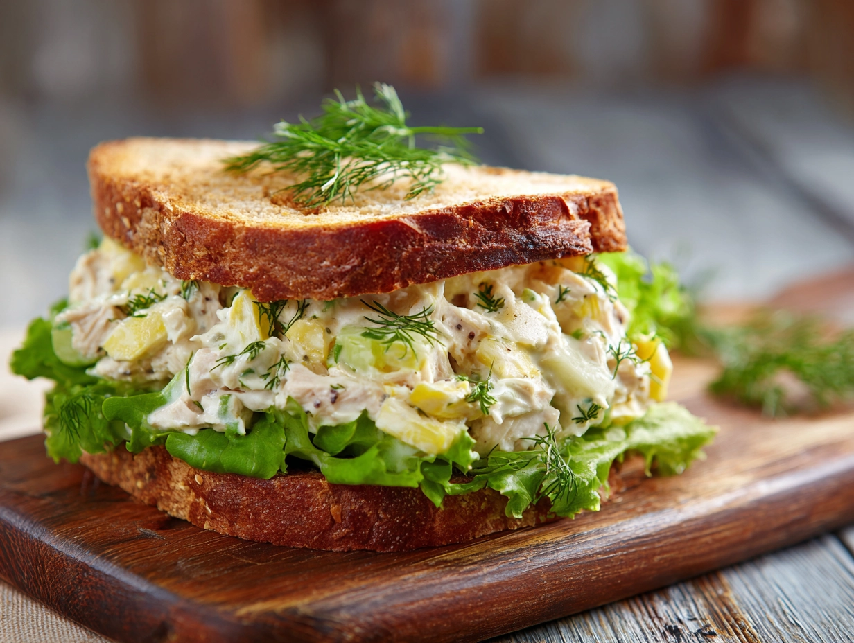 Quick and Easy Chicken Salad Sandwich Recipe