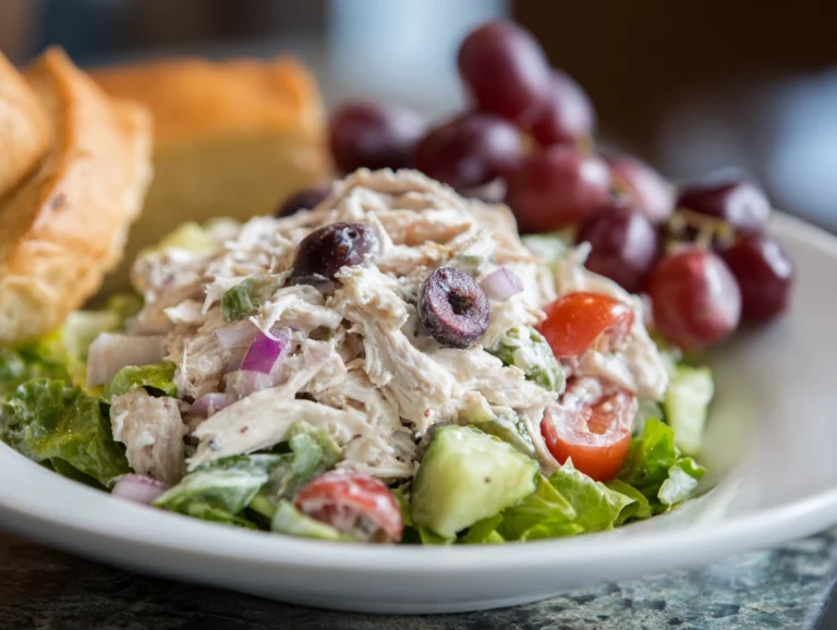 Easy Chicken Salad Recipe Without Mayonnaise.