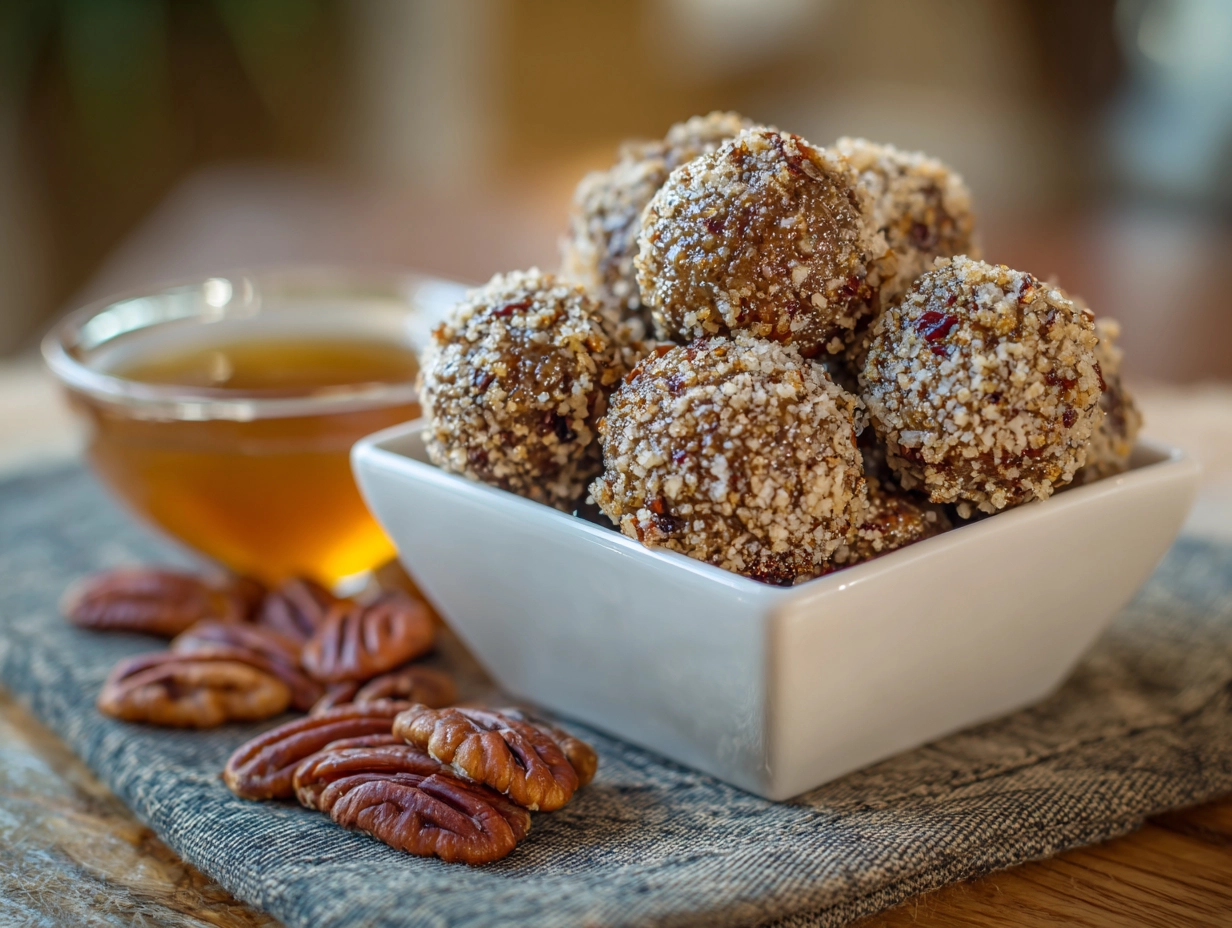 Easy and Sweet Pecan Pie Balls Recip.