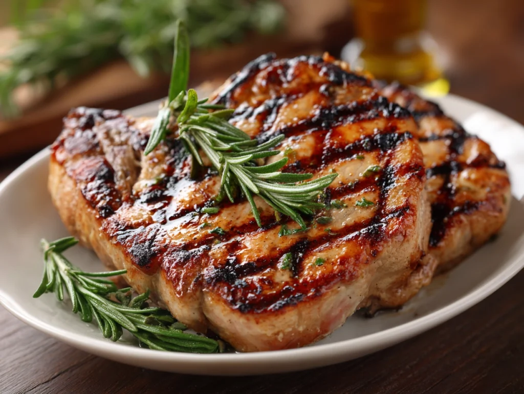 Grilled Boneless Pork Chop Recipe.