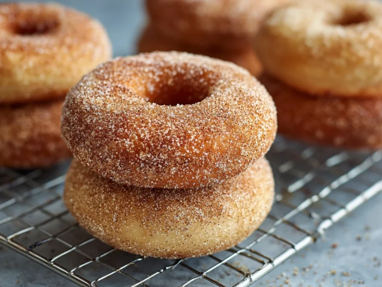 Perfectly Baked Cinnamon Sugar Donuts Recipe