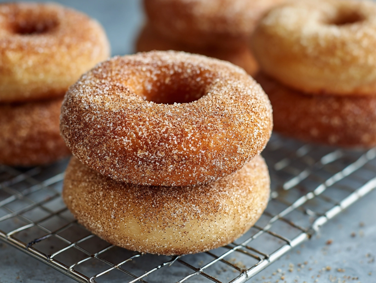 Perfectly Baked Cinnamon Sugar Donuts Recipe