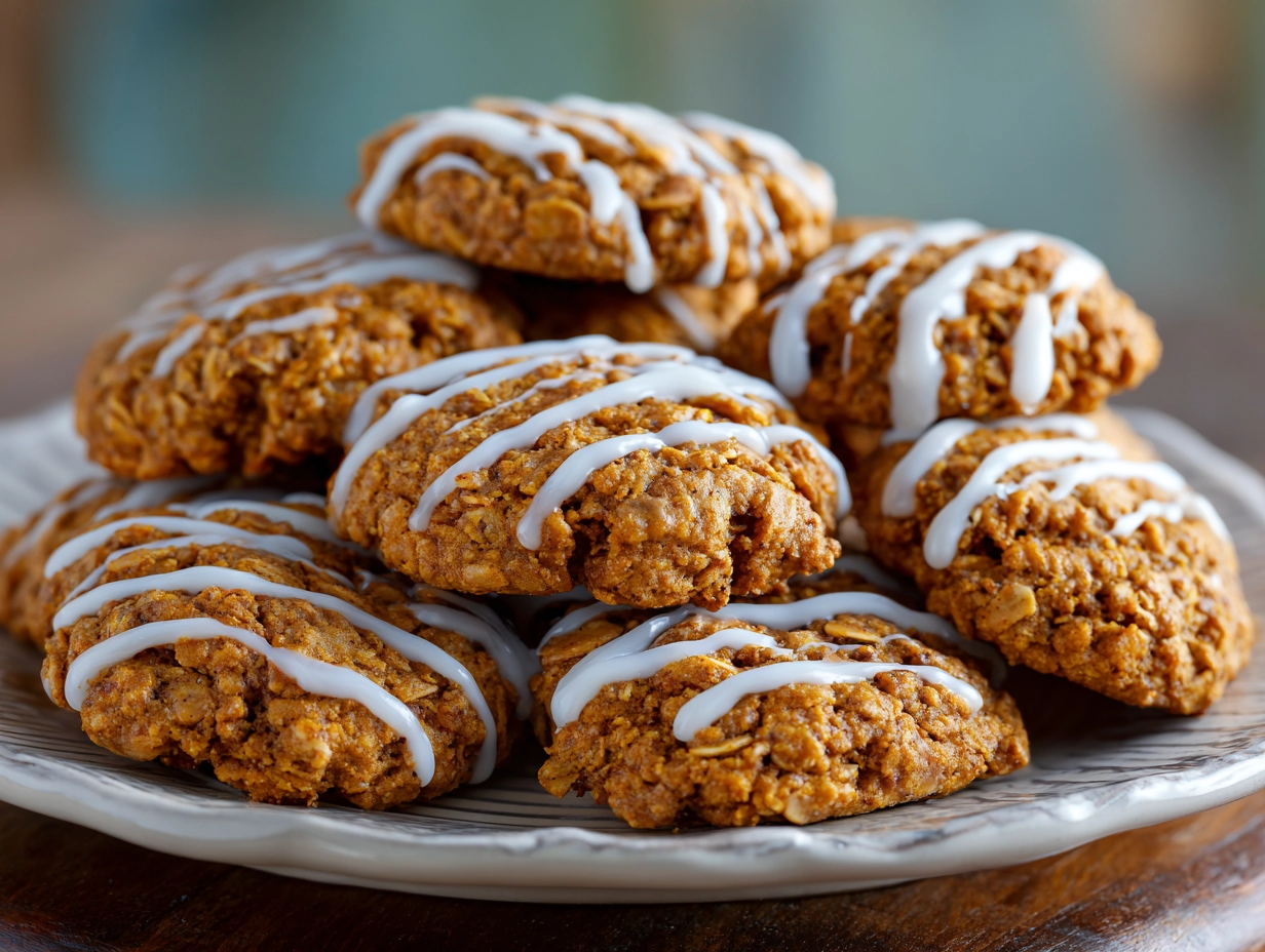 Soft Pumpkin Oatmeal Cookies Recipe