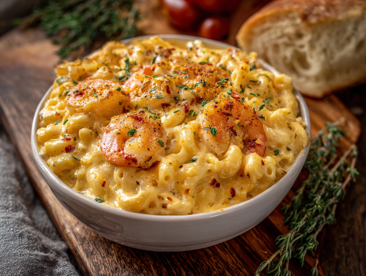 crab mac and cheese recipe.