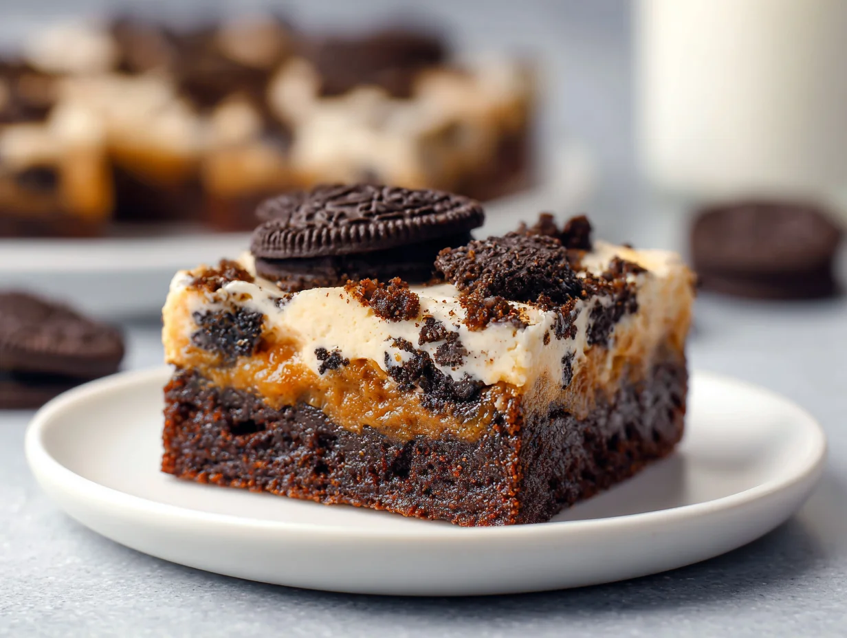 Cookie Dough Oreo Brownies
