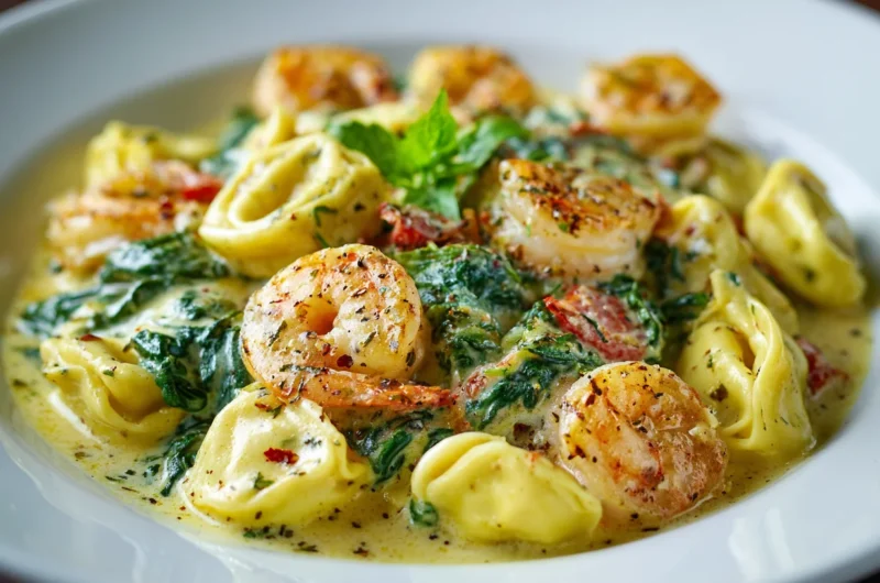 Creamy Shrimp and Spinach Tortellini Recipe