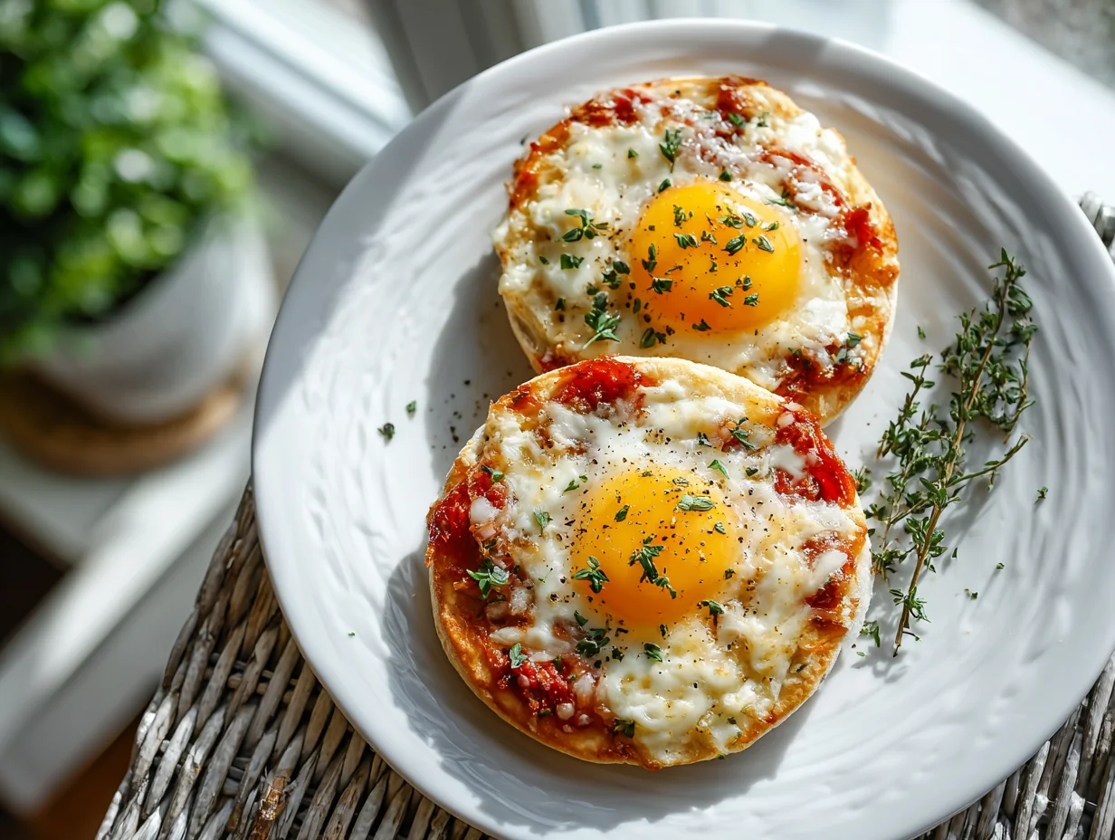 English Muffin Breakfast Pizzas