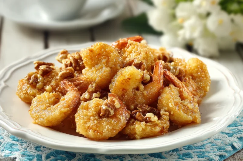Crunchy Honey Walnut Shrimp Recipe