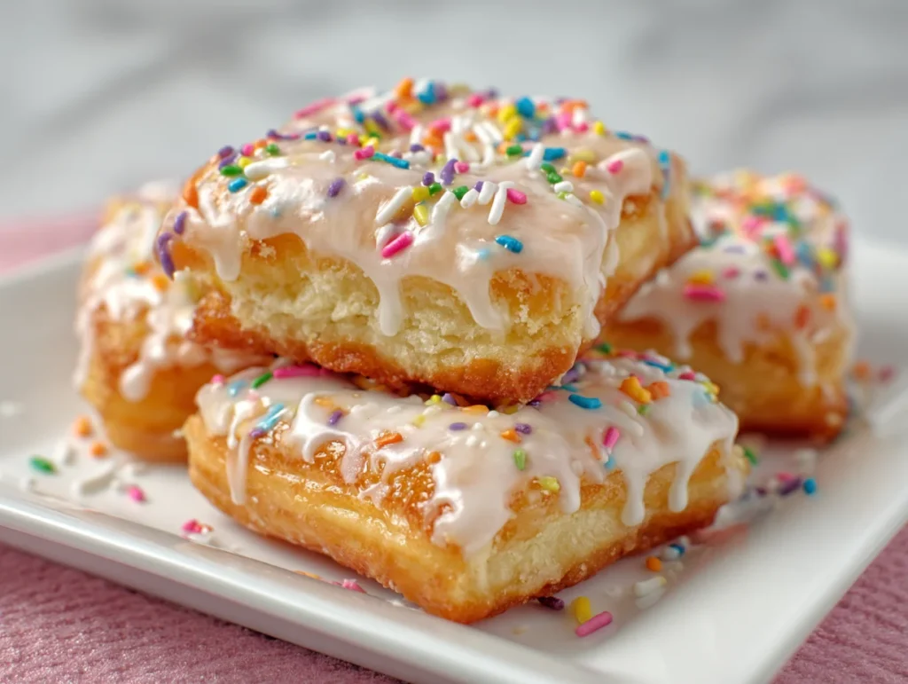 Maple Donut Bars