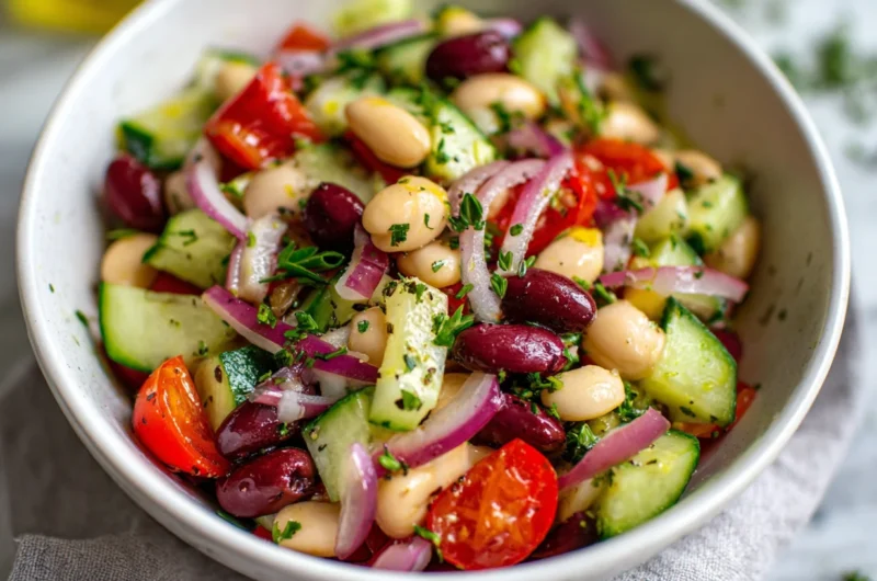 Mediterranean Diet Bean Salad Recipe