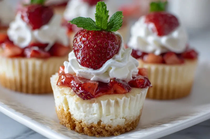 Velvety Strawberry Cheesecake Cupcakes Recipe