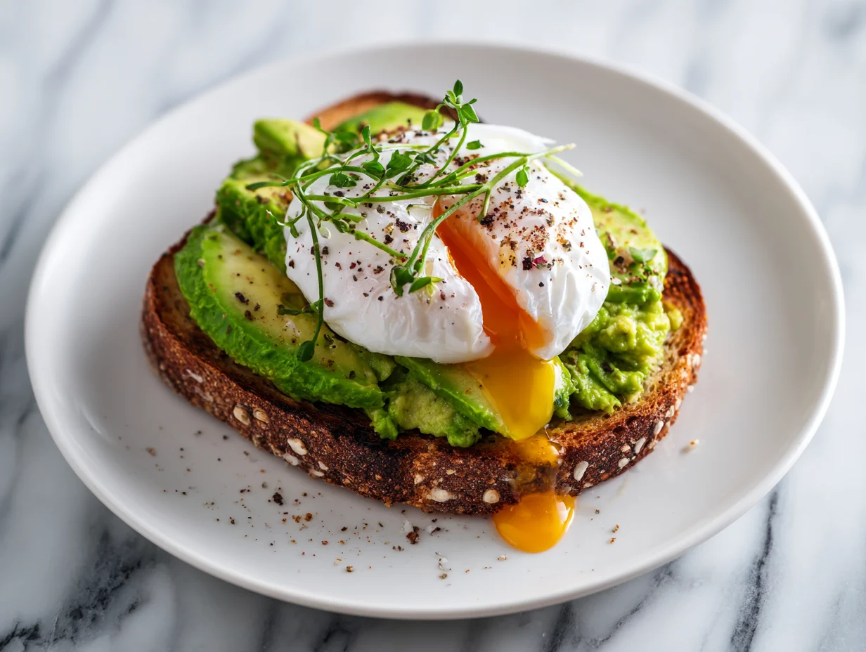 Avocado Toast with Poached Egg
