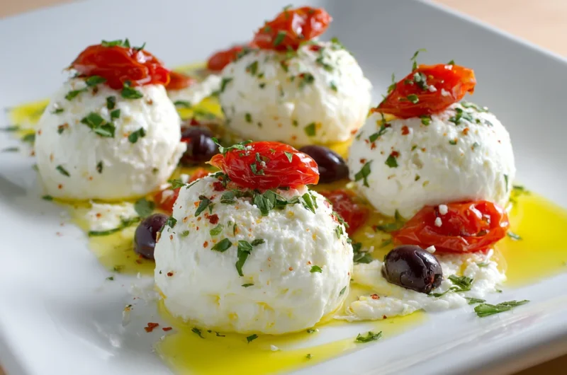 Elegant Burrata Balls Appetizer Recipe