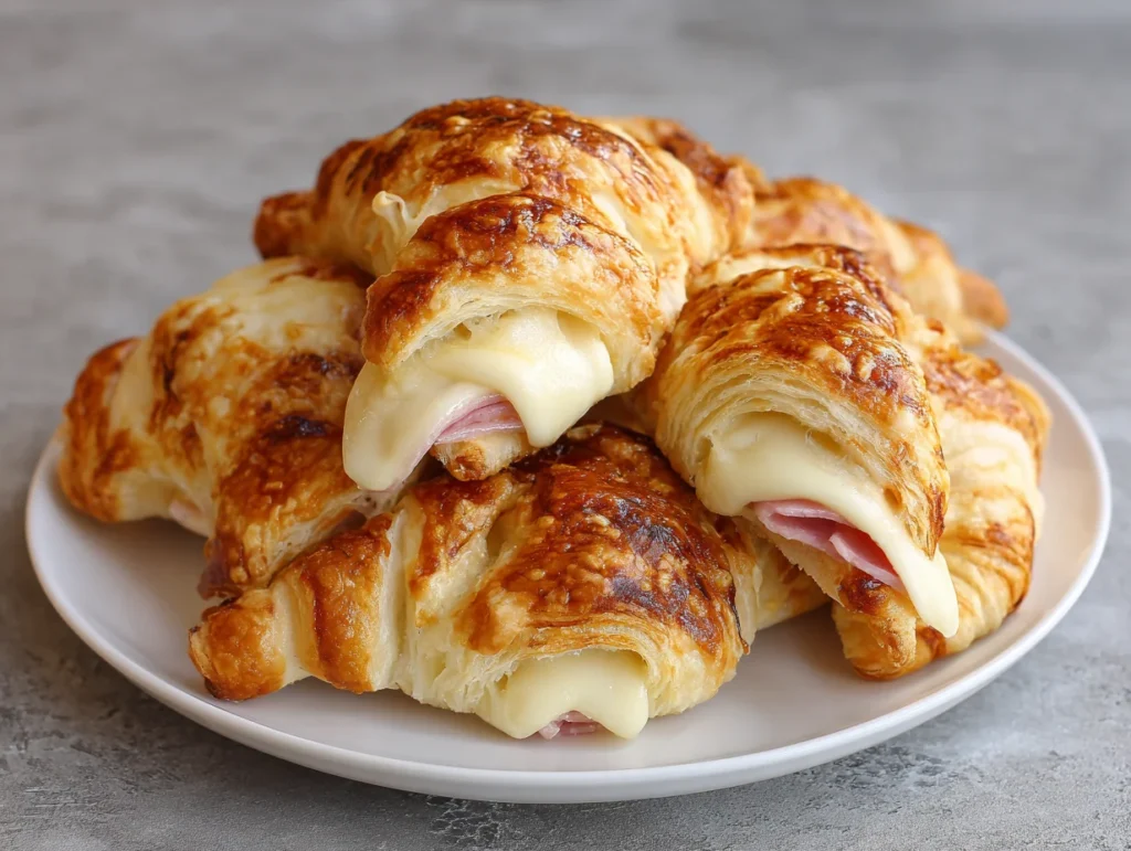 Ham and Cheese Croissants