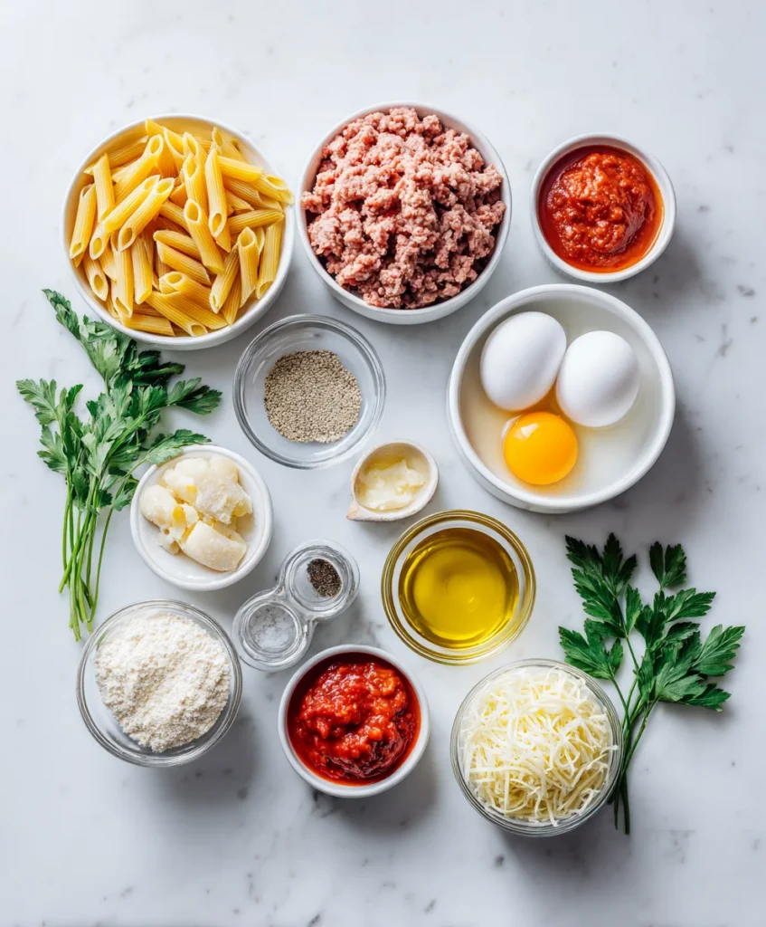 Meatball Pasta Bake