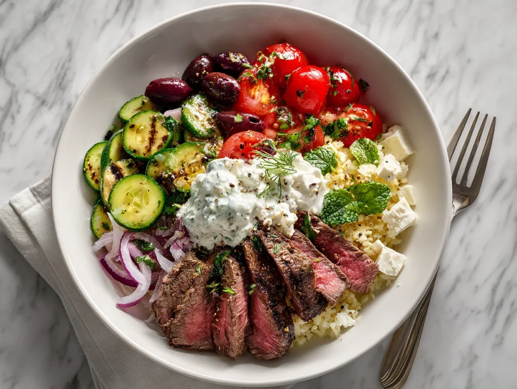 Mediterranean Steak Bowl