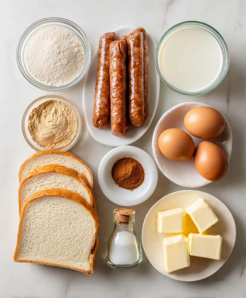 Sausage French Toast Roll Ups