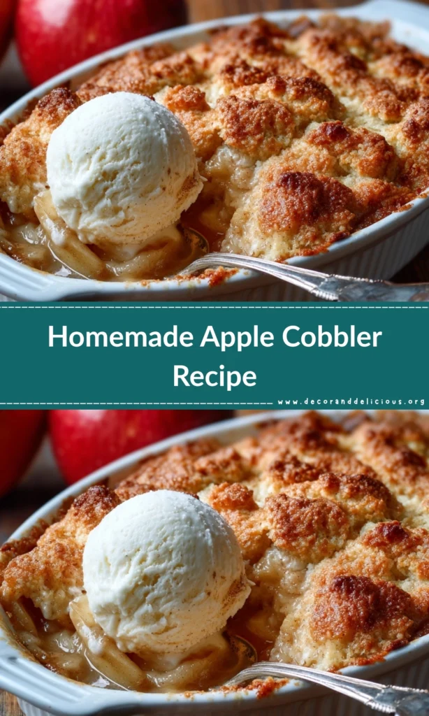 Homemade Apple Cobbler Recipe