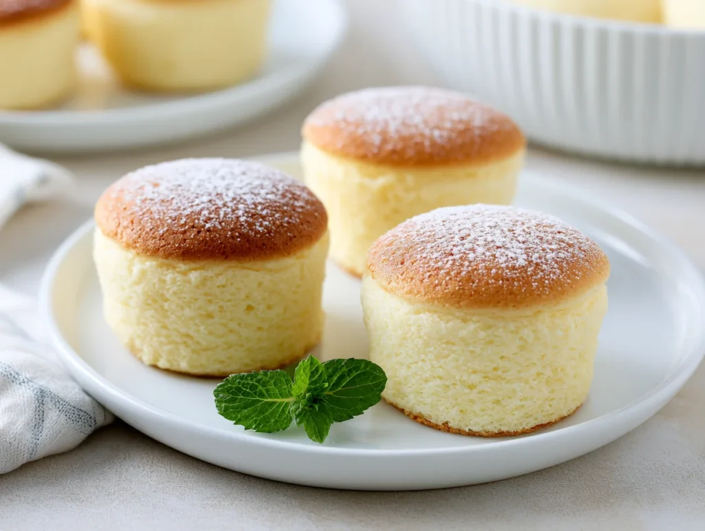 Airy Japanese Cotton Cheesecake Cupcakes Recipe