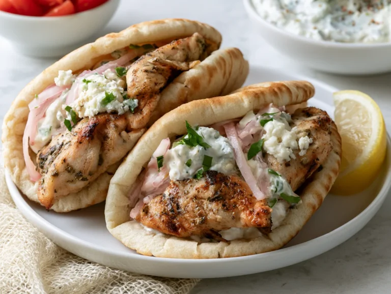 Authentic Greek Chicken Gyros Recipe
