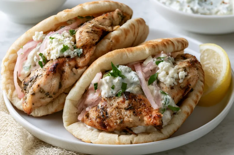 Authentic Greek Chicken Gyros Recipe