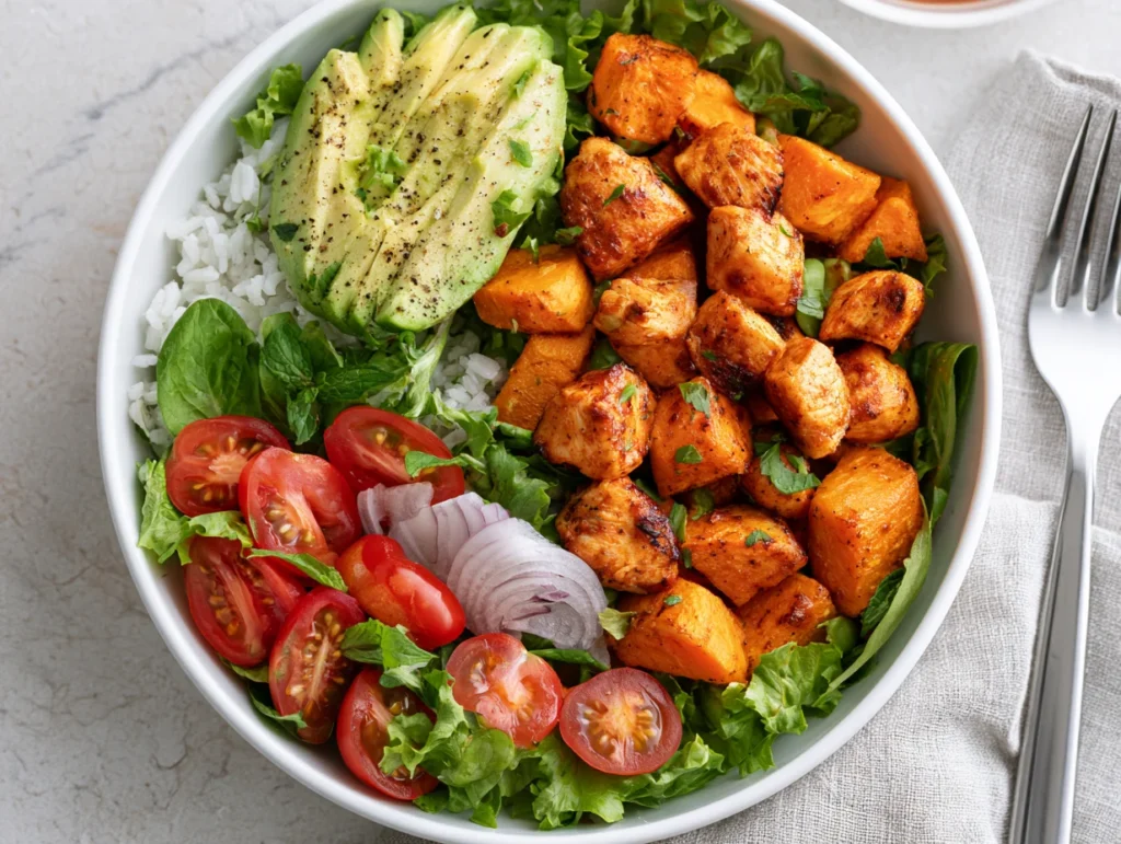 BBQ Chicken Sweet Potato Bowls Recipe