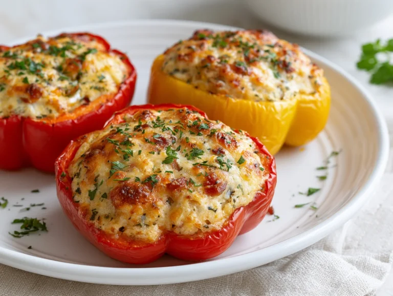 Bacon Chicken Stuffed Peppers Recipe