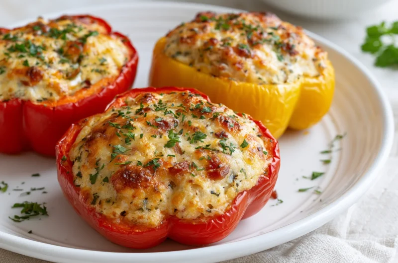 Bacon Chicken Stuffed Peppers Recipe