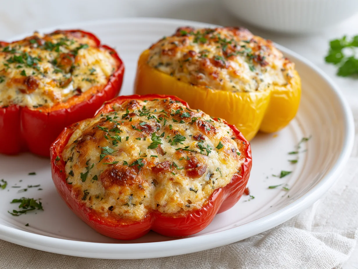 Bacon Chicken Stuffed Peppers Recipe