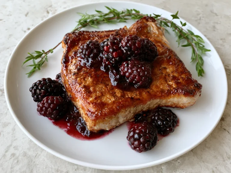 Blackberry Pork Chops Recipe