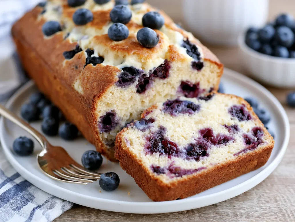 Blueberry Cream Cheese Sourdough Bread Recipe