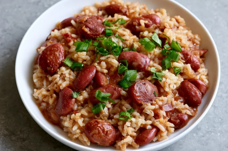Bold Cajun Red Beans and Rice Recipe