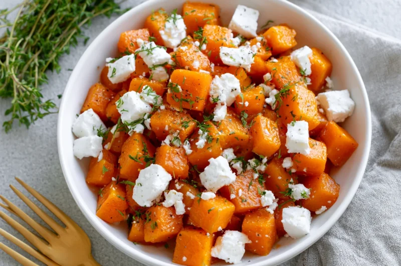 Butternut Squash Feta Towers Recipe