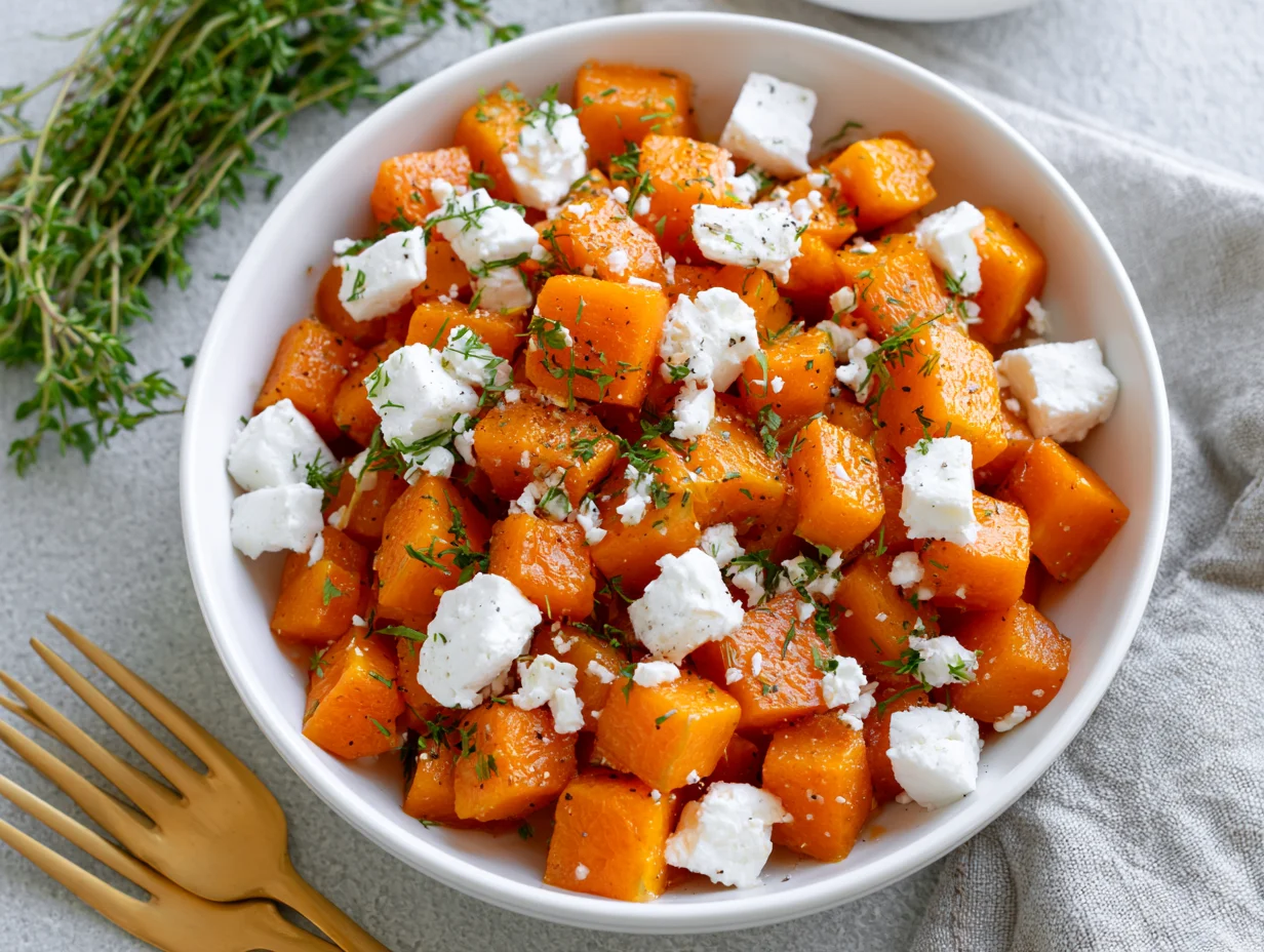 Butternut Squash Feta Towers Recipe