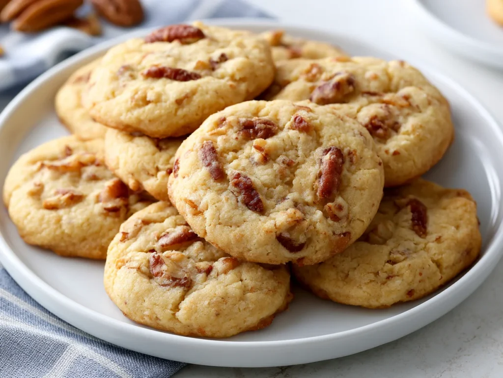 Buttery Butter Pecan Cookies Recipe