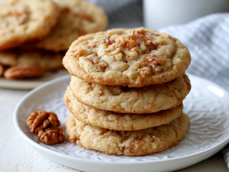 Buttery Butter Pecan Cookies Recipe