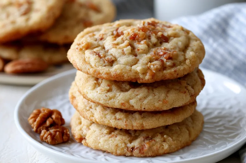 Buttery Butter Pecan Cookies Recipe