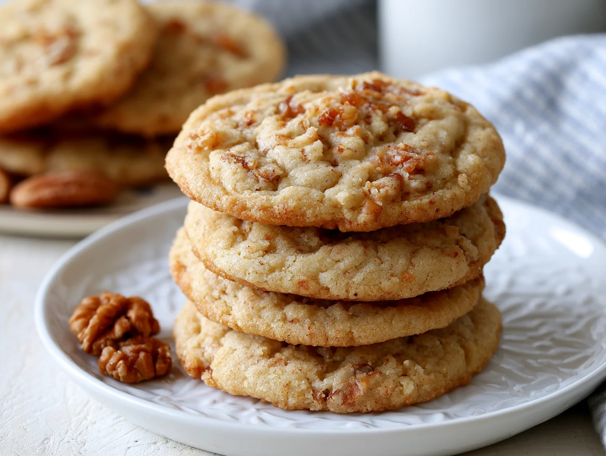 Buttery Butter Pecan Cookies Recipe