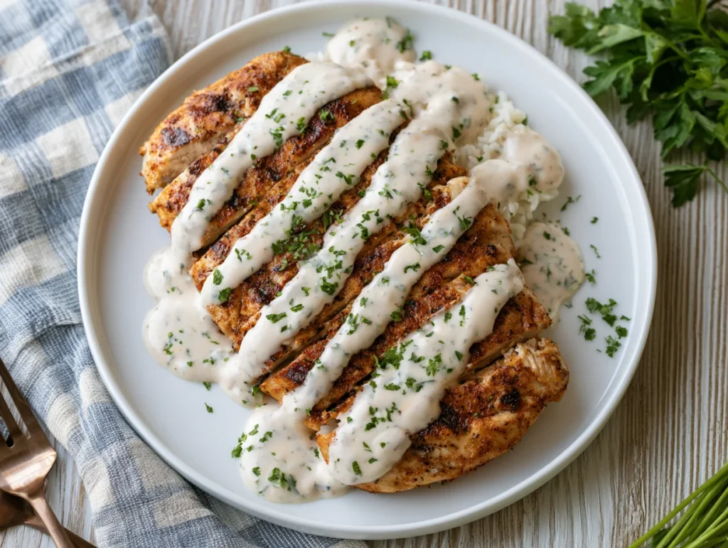 Cajun Grilled Chicken with Alabama White Sauce Recipe