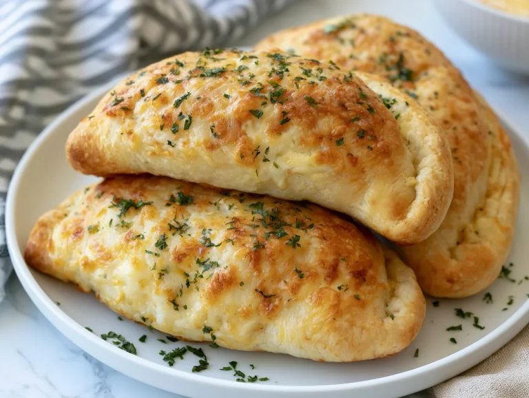 Chicken Alfredo Air Fryer Calzones Recipe
