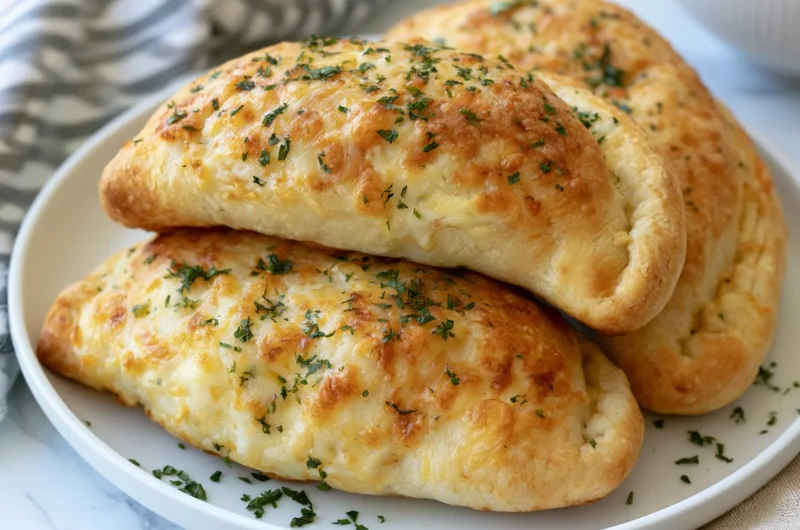 Chicken Alfredo Air Fryer Calzones Recipe