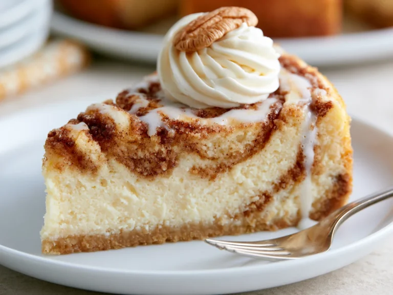 Cinnamon Roll Honeybun Cheesecake Recipe