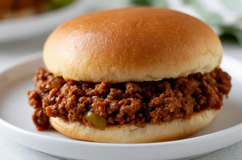 Classic Homemade Sloppy Joes Recipe
