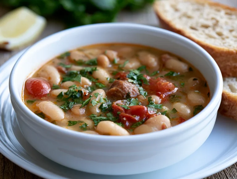 Comforting Cuban White Bean Soup Recipe