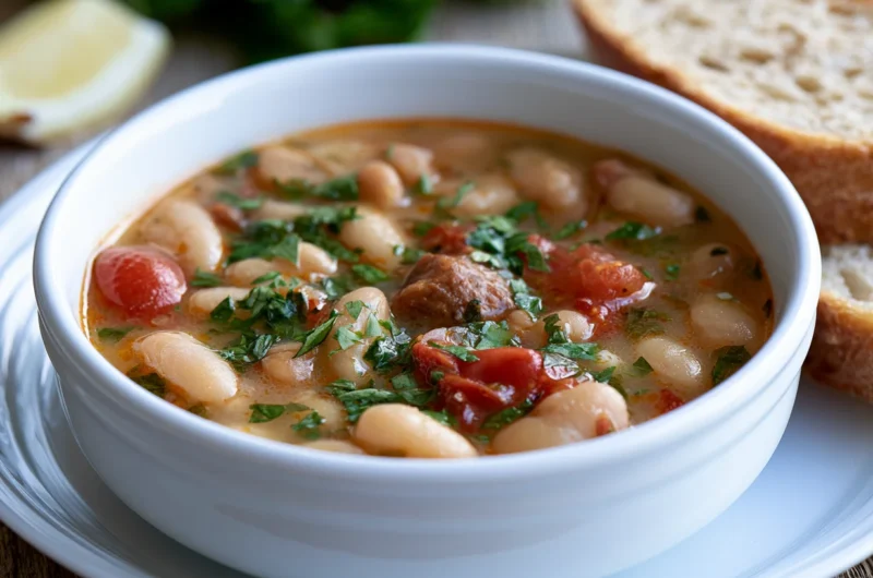 Comforting Cuban White Bean Soup Recipe